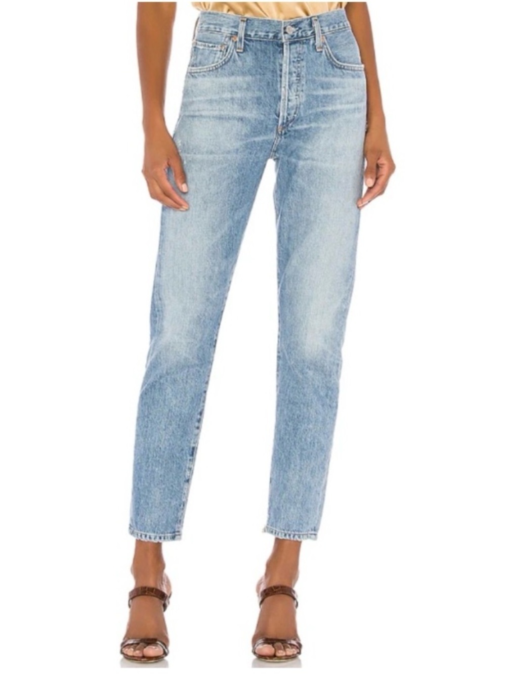 Citizens of Humanity Vintage Classic Fit Crop High Rise Jeans Size 31 Med Wash
